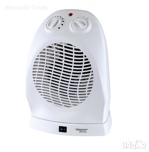 Вентилаторна печка Mercado Trade, 2000W, Въртяща, Бяла, снимка 1