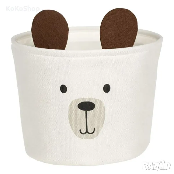 Кош за играчки-Ø25x20 см./кош за играчки/органайзер за играчки, снимка 1