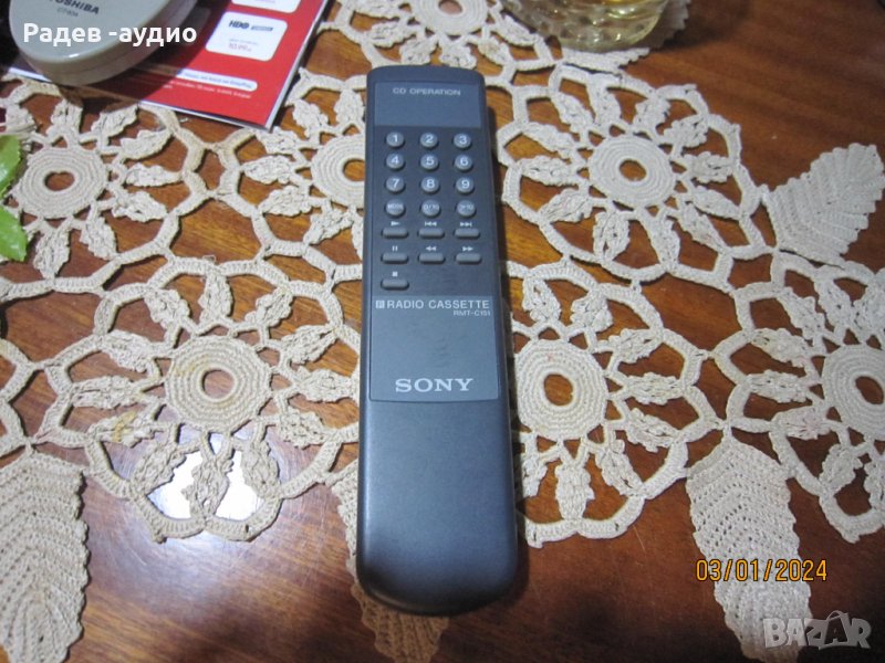 Дистанционно ; SONY  ( Radio cassette RMT-C151), снимка 1