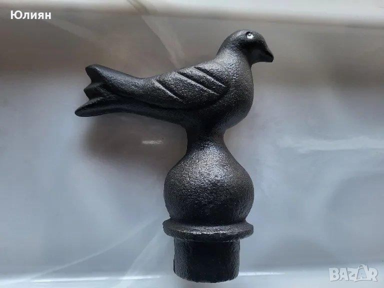 Лястовица , метална отливка ., снимка 1