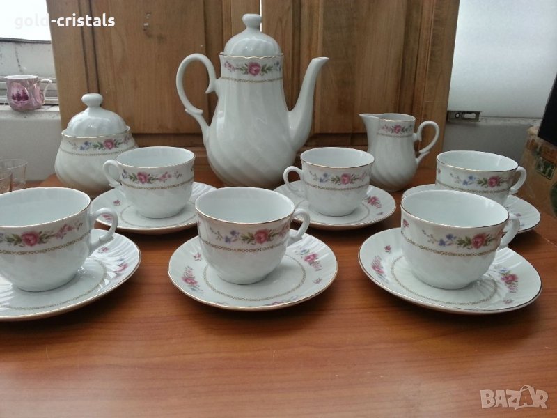 Стар български порцелан чаши за чай, снимка 1