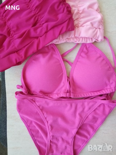 Комплект бански и шапка ликра , снимка 1