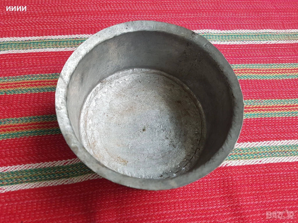 Бакърена тенджера тиган чиния, снимка 1