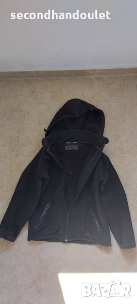 Детско непромокаемо черно яке, снимка 1