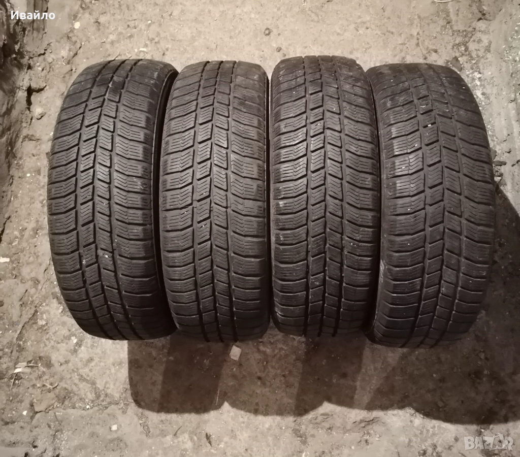 Продавам 4 броя Зимни гуми 205.55.16 на 1 сезон дот 2019 barum , снимка 1
