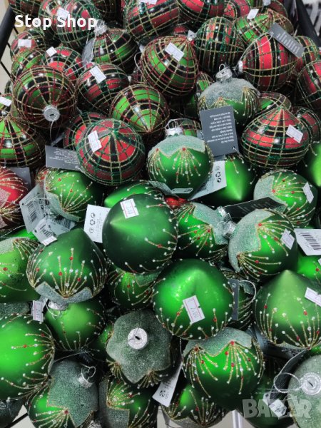 Стъклени коледни топки , снимка 1