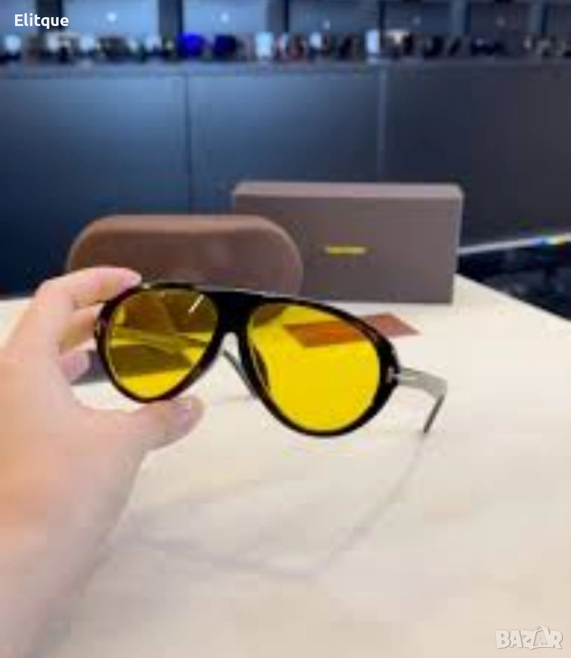 очила с черен обикновен калъф и ув защита tom ford , снимка 1