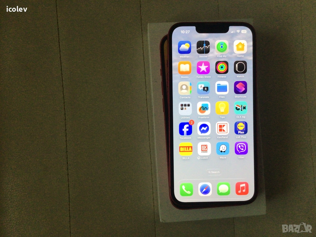 IPhone 14 RED 128gb Перфектен, снимка 1