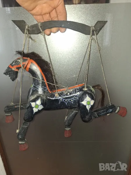 Ръчно изработен марионетен кон, снимка 1