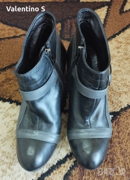 Дамски боти от естествена кожа, снимка 1