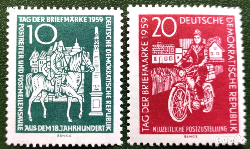 ГДР, 1959 г. - пълна серия чисти марки, 5*14, снимка 1