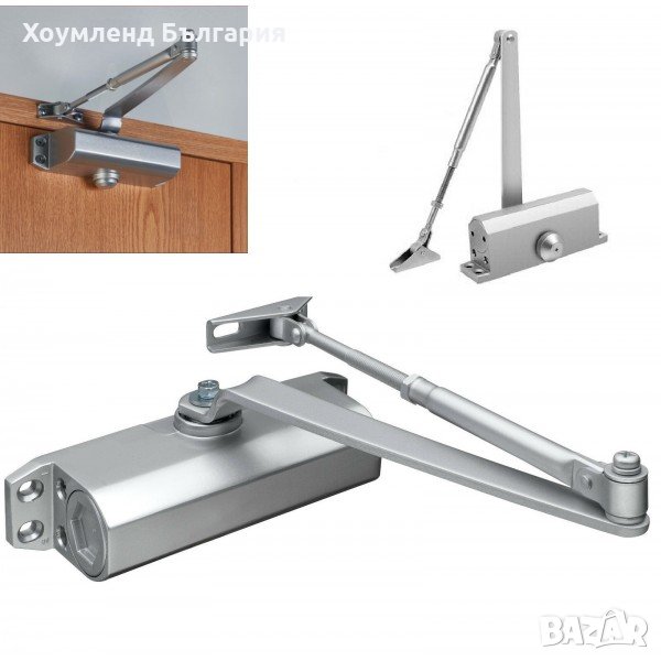 Механизъм за плавно отваряне и затваряне на врата до 90кг - тип панта, снимка 1