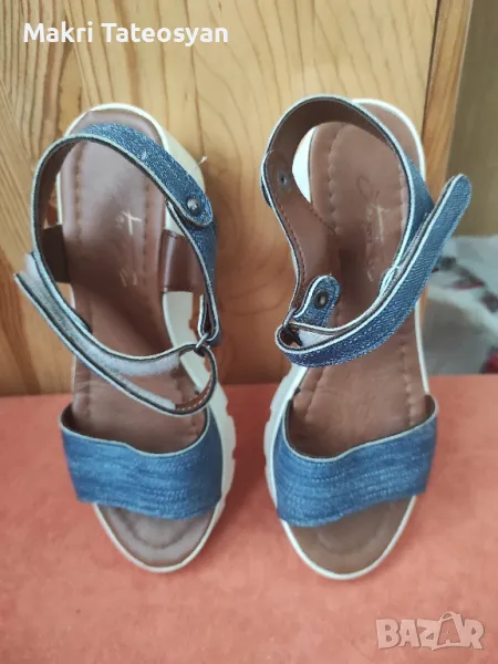 Дънкени сандали, снимка 1