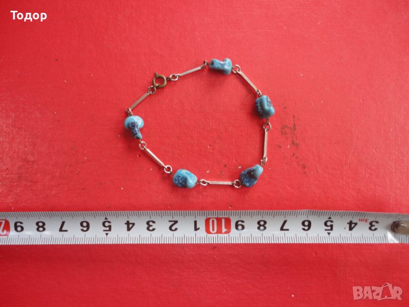 Страхотна гривна с естествени камъни 5, снимка 1