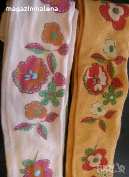 72-164см италиански розови,оранжеви италиански плътни пухкави детски чорапогащи детски чорапогащник, снимка 1
