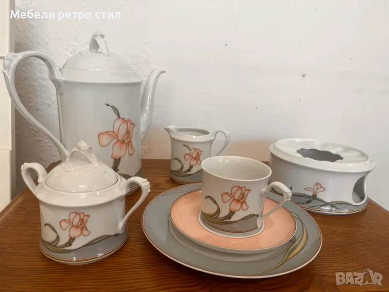 Порцеланът Konigl Tettau e изключително красив. Сервиза на Tettau има зашеметяващи детайли., снимка 1