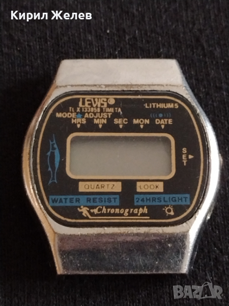 РЕТРО МОДЕЛ ЕЛЕКТРОНЕН ЧАСОВНИК LEVI'S LITHIUM'S ПЕРФЕКТЕН ЗА КОЛЕКЦИЯ - 26869, снимка 1