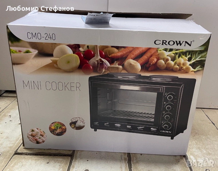 Мини готварска печка Crown CMO-240 , снимка 1