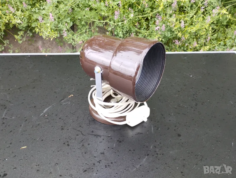 Винтидж метална регулируема лампа, снимка 1