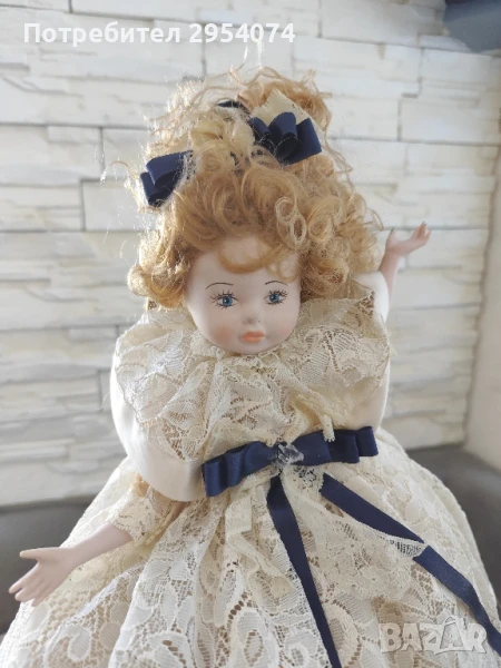 нова порцеланова кукла 35лв, снимка 1