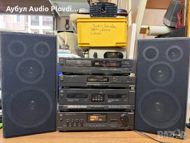 Аудио Система SAMSUNG с ISP Тонколони  Състои се от 6 части 