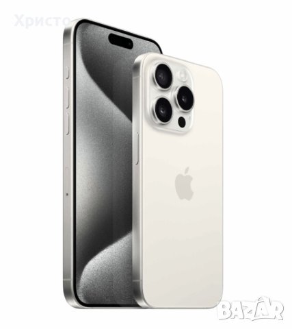 НОВ!!! Apple iPhone 15 Pro Max, 256GB, 5G, White Titanium, снимка 1 - Apple iPhone - 42998729