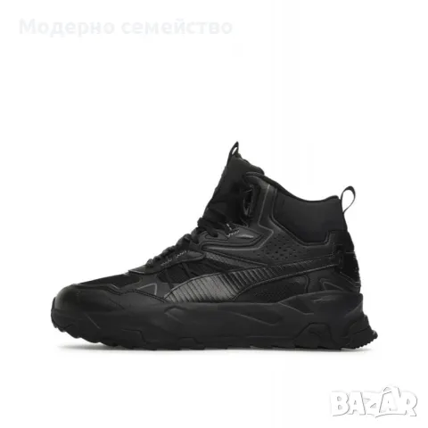 Мъжки спортни боти PUMA Trinity Mid Hybrid Shoes Black, снимка 4 - Мъжки боти - 48047696