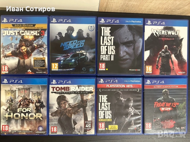 СУПЕР ОФЕРТА: PlayStation 4 Pro 1TB + 2 Джойстика + 8 Игри + Зарядно, снимка 2 - PlayStation конзоли - 53303660