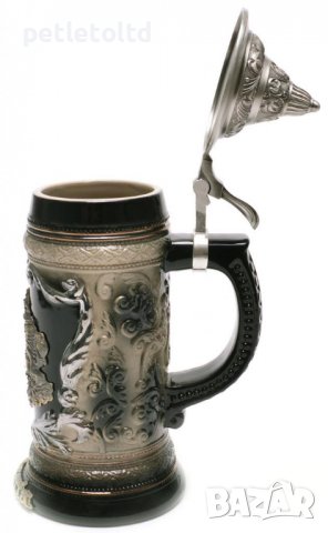 Сувенирна чаша с метално капаче и ГЕРБ на Р. България (модел 1), снимка 1 - Подаръци за юбилей - 39649209