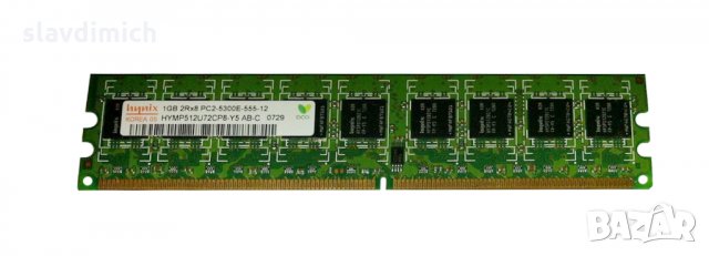 Рам памет RAM Hynix модел hymp512u72cp8-y5 1 GB DDR2 667 Mhz честота, снимка 1 - RAM памет - 28585623
