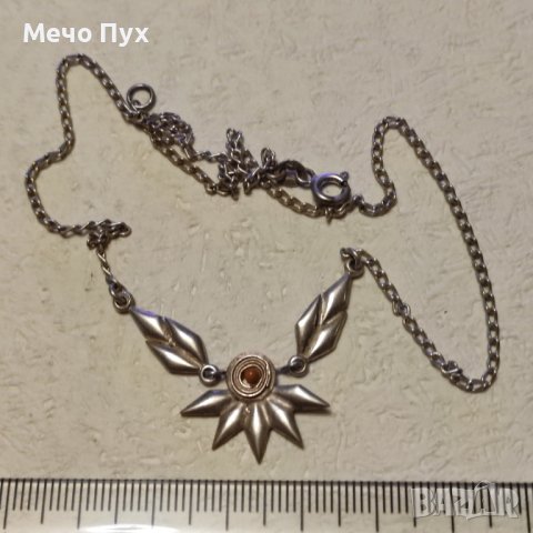 Сребърно колие (229), снимка 9 - Колиета, медальони, синджири - 43385657