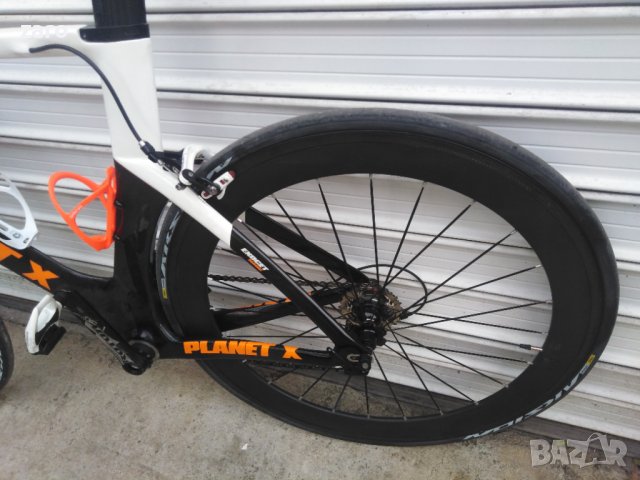 Продавам карбонов шосеен ТТ велосипед Planet X , снимка 9 - Велосипеди - 39538380