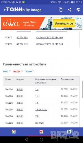 Накрайник форд мазда волво, снимка 7 - Части - 27698652