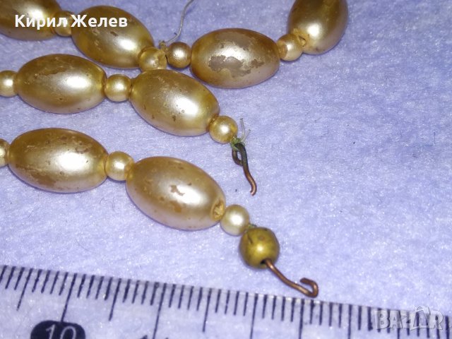 СТАРО ПЕРЛЕНО РЕТРО КОЛИЕ - ЧЕШКИ ПЕРЛИ ГЕРДАН 34704, снимка 6 - Антикварни и старинни предмети - 39179834