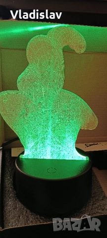 3D LED лампа Spider-Man , снимка 2 - Лед осветление - 52234899
