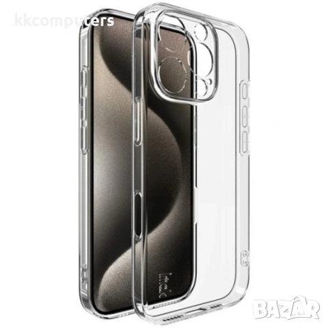 Силиконов кейс MBX 2mm и Протектор За iPhone 16 Pro Max (6.9), Прозрачен