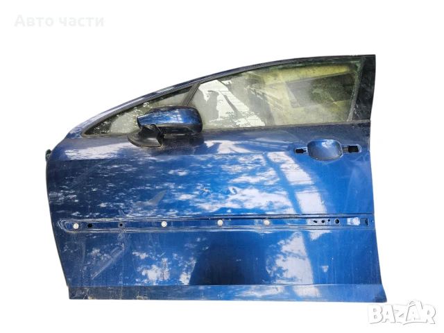 Врата лява предна за Пежо Peugeot 407 седан (тъмно синя