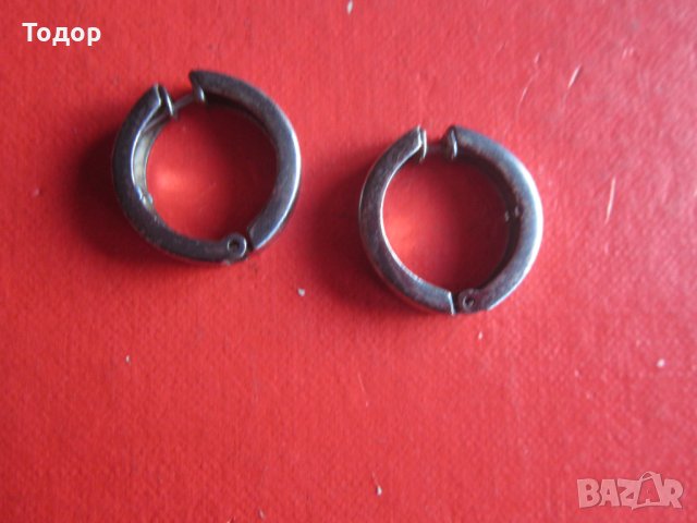 Сребърни обеци обици 6, снимка 7 - Обеци - 35090745