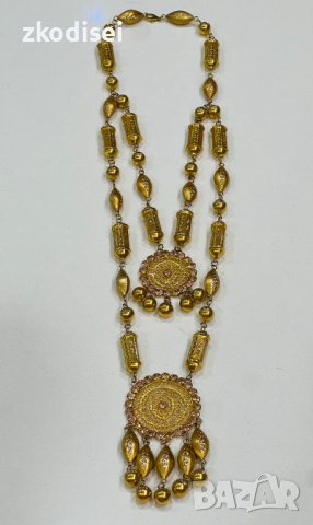 Златно колие 89,7гр. 90см. 14кр. проба:585 модел:16096-3