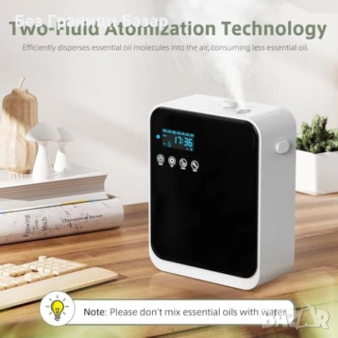 Нов Смарт дифузер за етерични масла 240мл Bluetooth Арома терапия дом, снимка 6 - Други стоки за дома - 51207890