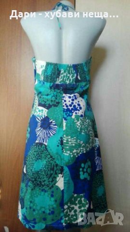 Памучна рокля на H&M, в красиви цветове👗🍀M/L,L👗🍀арт.2008, снимка 3 - Рокли - 33567810