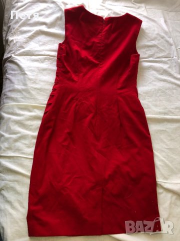 Calvin Klein Дамска червена рокля, снимка 4 - Рокли - 28800659