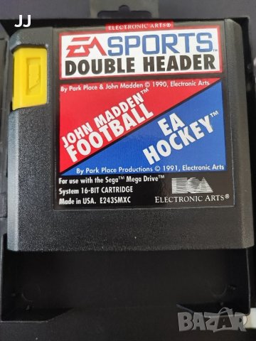 Sega mega Drive EA Sports Double Header Hockey and Football игра, снимка 2 - Други игри и конзоли - 43241483