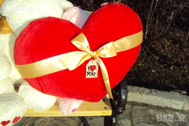 Сърце - възглавница - различни модели, снимка 1 - Плюшени играчки - 17256395
