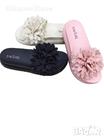 Вашият летен хит: Разчупени дамски плажни чехли, снимка 4 - Чехли - 52217826