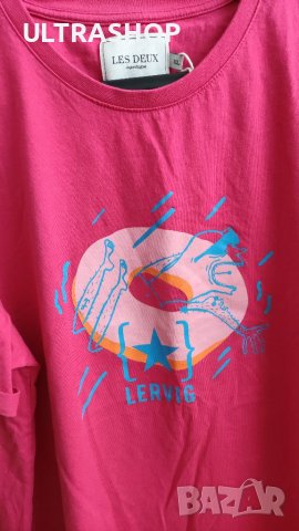 Нова Мъжка тениска LES DEUX XL, снимка 4 - Тениски - 36787639