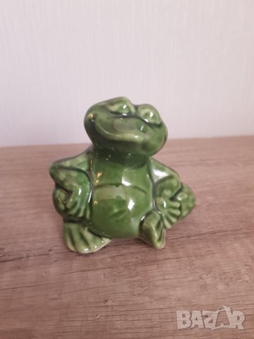 Порцеланова фигура-жаба, снимка 1 - Колекции - 36952834