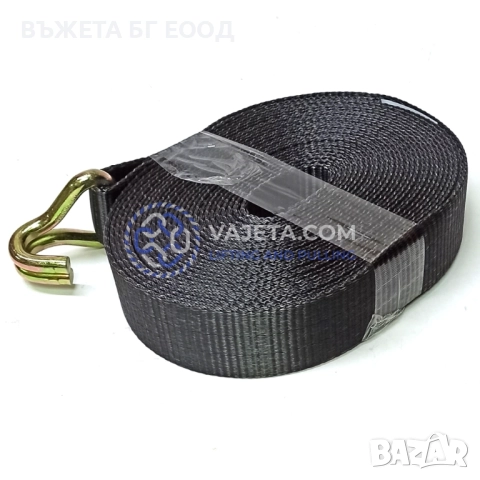 Черни укрепващи колани с тресчотка Черен колан с кука за укрепване на товари, снимка 2 - Аксесоари и консумативи - 39643272