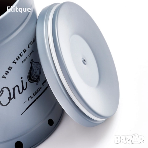 Ретро комплект за съхранение на картофи, чесън и лук, снимка 4 - Други стоки за дома - 52744287