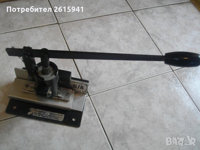 За Первази-Малка Отрезна Ръчна Преса-Гилотина Немска За Ъглово Рязане-V Рязане- Марка CFA, снимка 8 - Други инструменти - 33024566